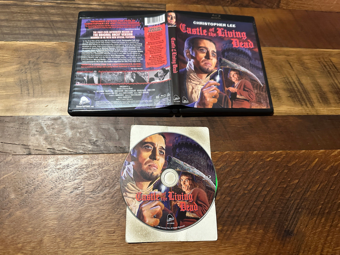 Castle Of The Living Dead (Blu ray, Severin Films, 60’s Classic, Uncut)