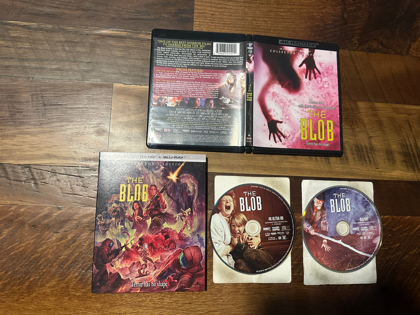 The Blob (4K Ultra HD/Blu ray, Scream Factory, Alternative Slip, Collector’s Ed)