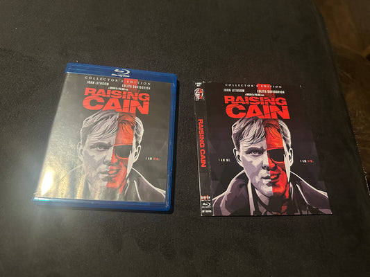 Raising Cain (Blu ray, Scream Factory, Slipcover, Collector’s Edition)