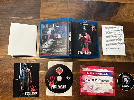 Phallacies The Movie BD-R Valentines Day Ultra Limited Edition-14 Made And This Is 1 of 14