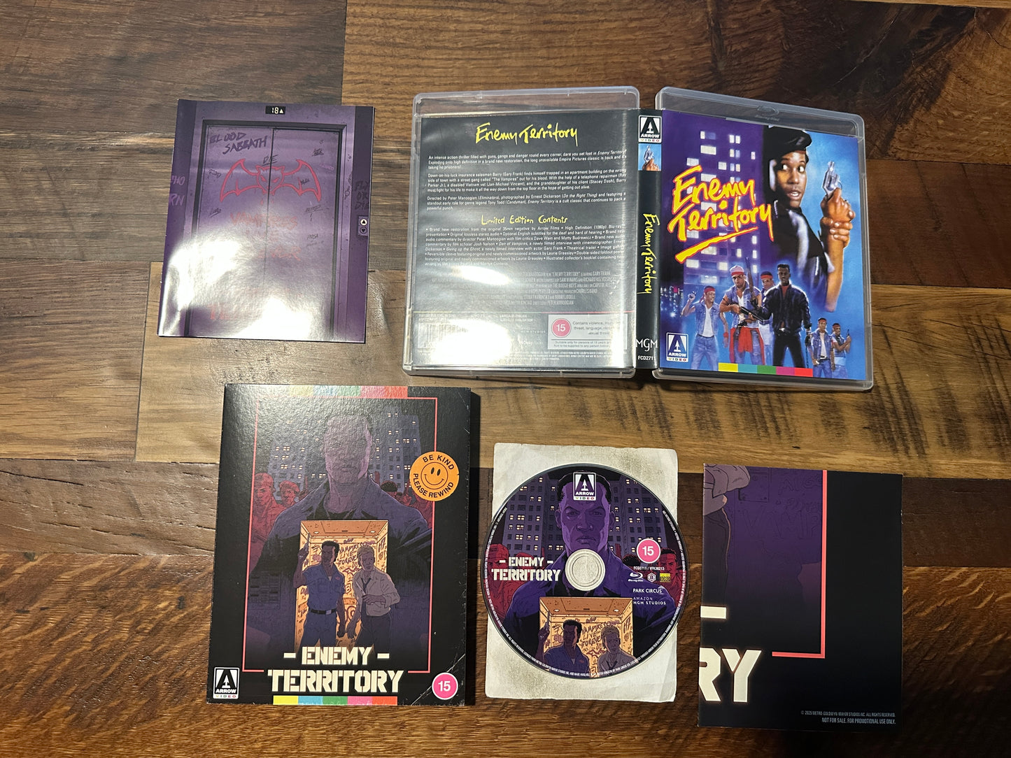 Enemy Territory (Blu ray, Arrow Video, Slipcover, Booklet, Region B)