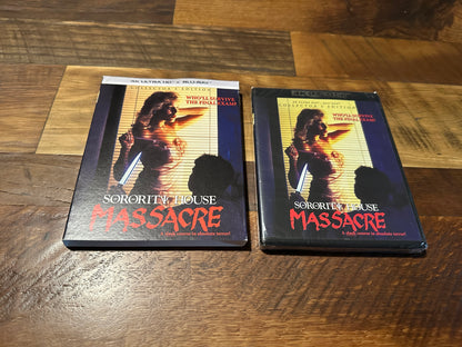 Sorority House Massacre (4K Ultra HD/Blu ray, Scream Factory, Slipcover, NEW)