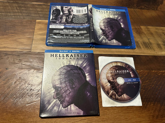 Hellraiser Judgment Blu ray-Lionsgate-Rare Slipcover-No Digital-