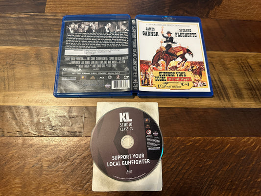 Support Your Local Gunfighter (Blu ray, Kino Lorber, James Garner 70’s Classic)