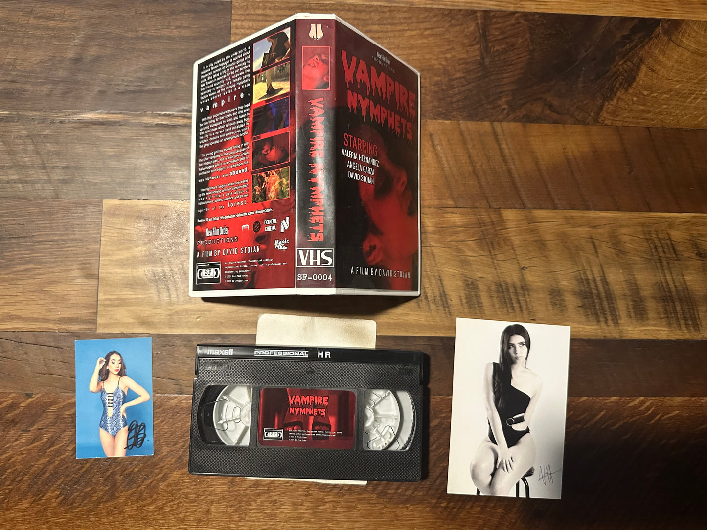 Vampire Nymphets VHS-New Film Order-Obscure Horror-Rare-Signed Inserts