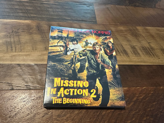 Missing In Action 2 (Blu ray, Kino Lorber, Slipcover, Chuck Norris, NEW)