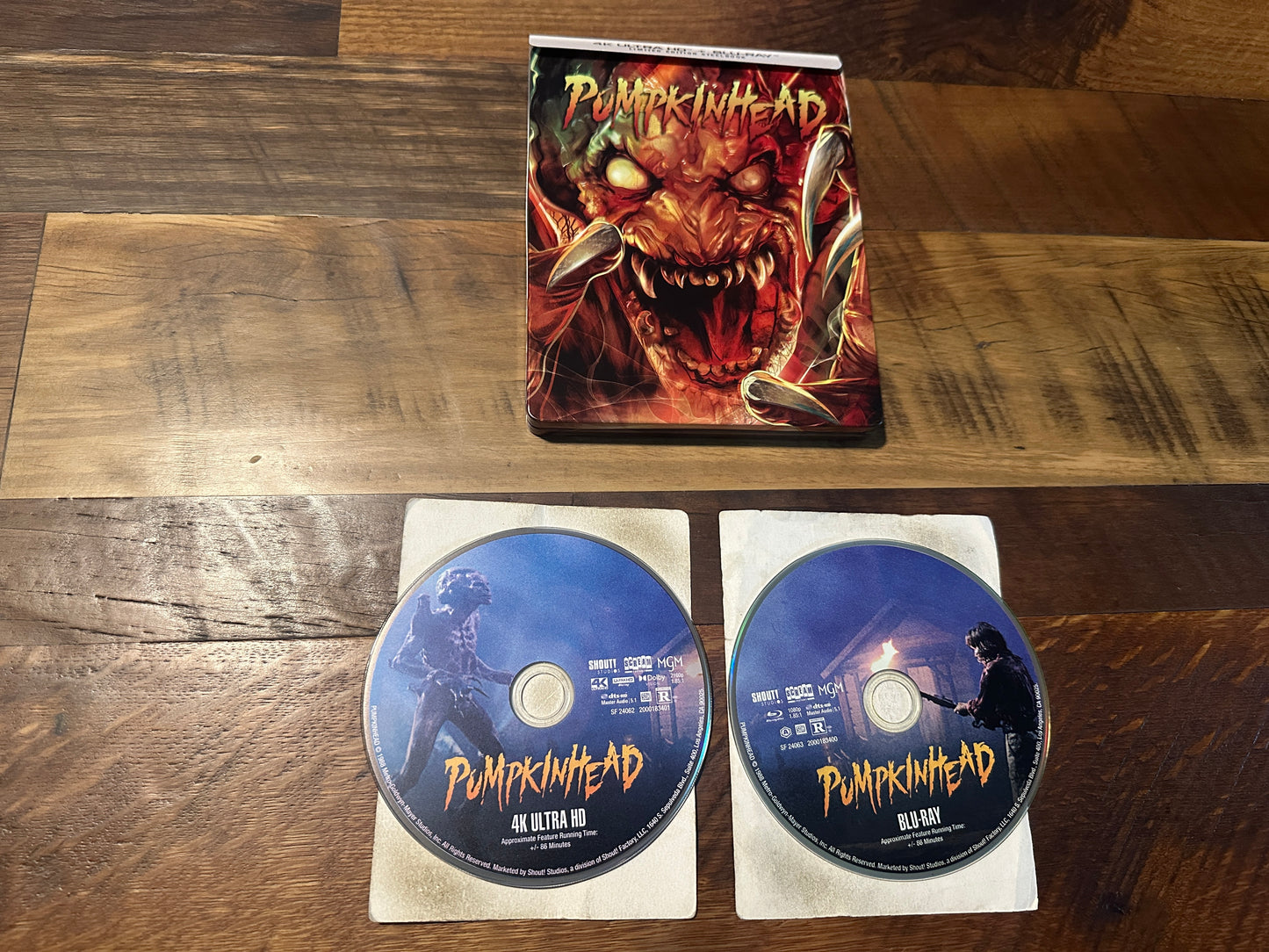 Pumpkinhead 4K Ultra HD/Blu ray*Steelbook*2 Disc*Widescreen*No Digital*