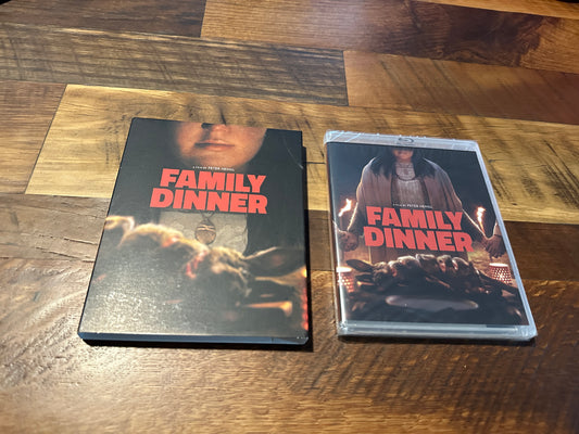 Family Dinner Blu ray-Terror Vision-Slipcover-2022 Classic-NEW
