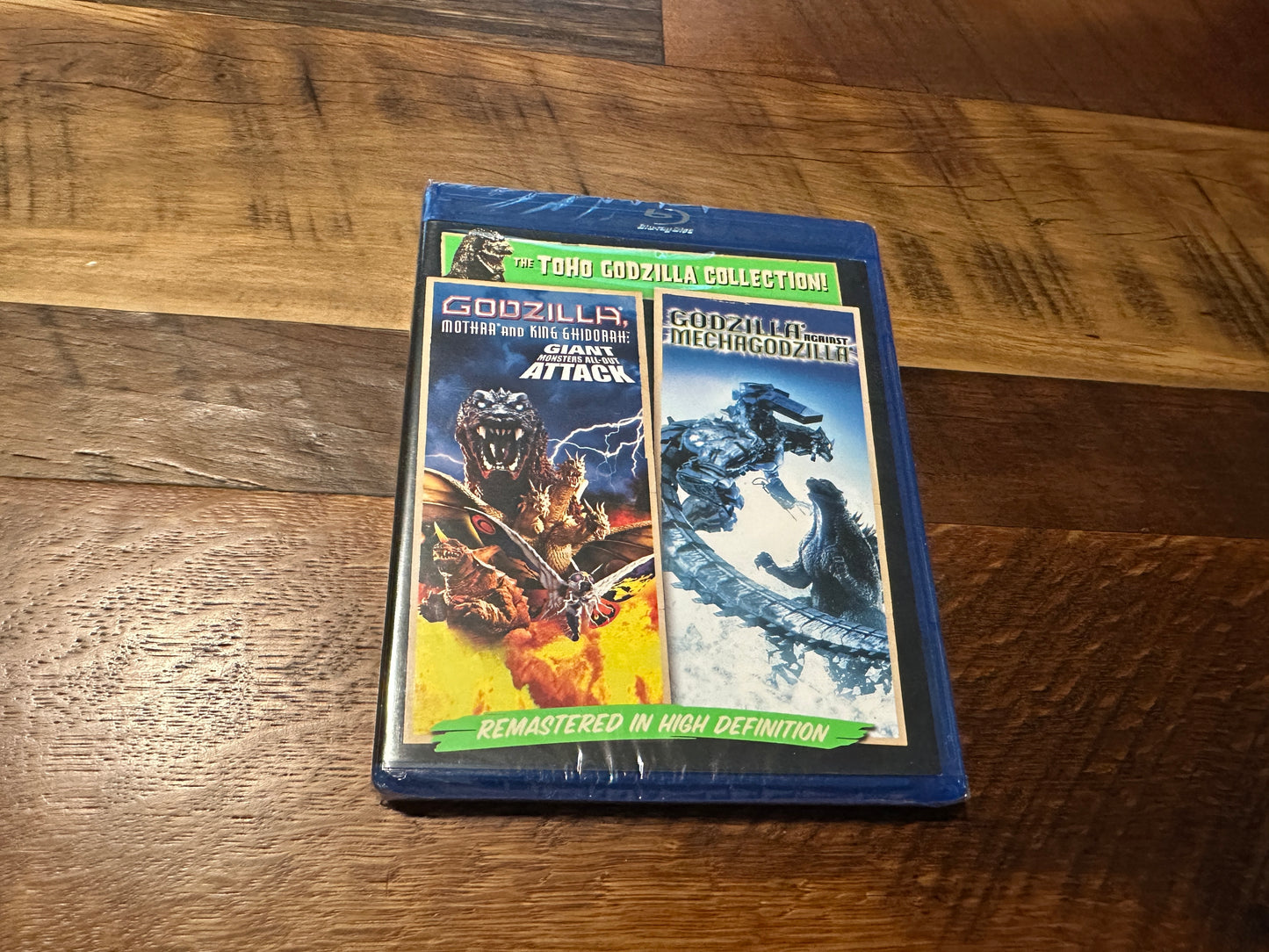 Godzilla Mothra and King Ghidorsh & Godzilla Against Mechagodzilla, Blu ray, NEW)