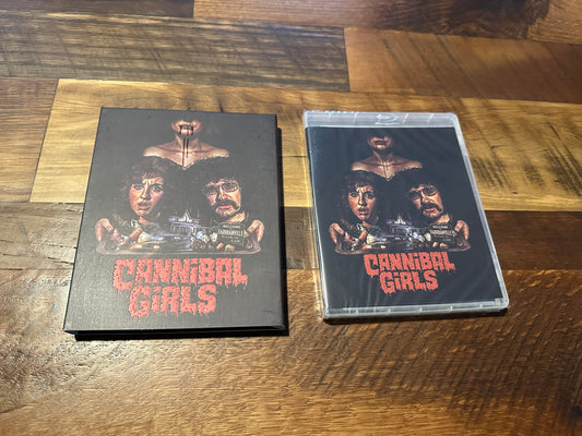Cannibal Girls (Blu ray, Vinegar Syndrome Partner Label, Slipcover, NEW)