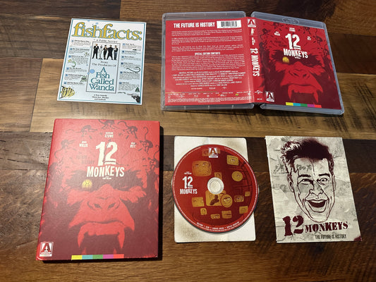 12 Monkeys Blu-ray-Arrow Video-US Release-Slipcover-Special Edition-Booklet