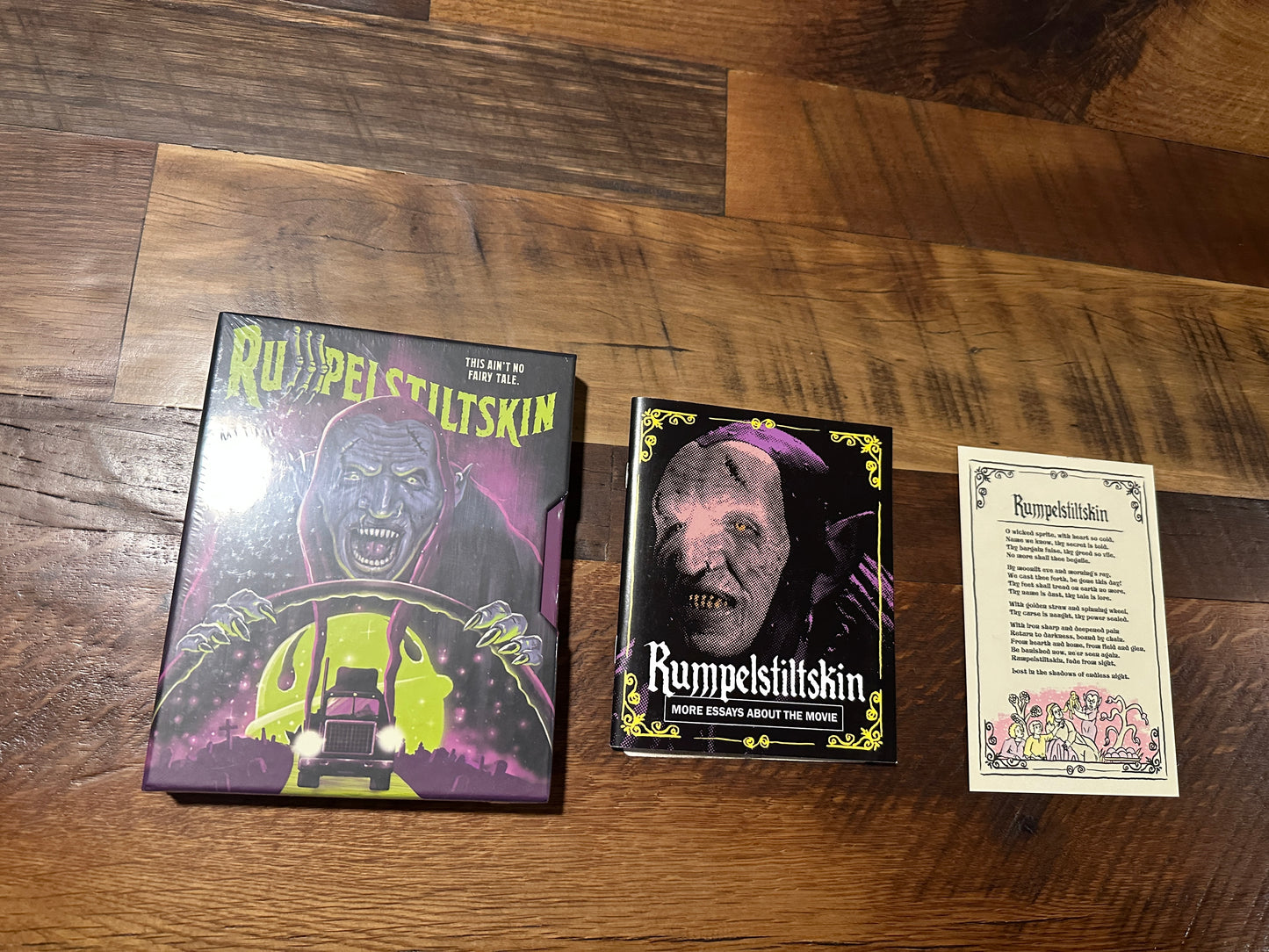 Rumpelstiltskin (4K Ultra HD/Blu ray, Terror Vision, Limited Ed, Booklet, NEW)