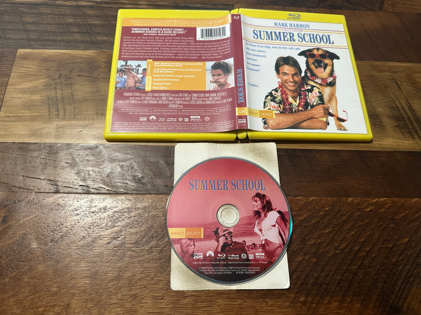 Summer School (Blu ray, Shout Factory, 80’s Classic, Widescreen)