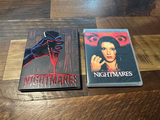 Nightmares (Blu ray, Vinegar Syndrome Partner Label, Slipcover, NEW)