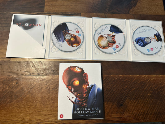 Hollow Man 1 & 2 (Blu ray, 88 Films, Region B, Boxset, Collector’s Ed)