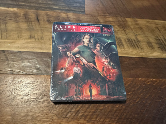 Alien Romulus (4K Ultra HD/Blu ray, 20th Century Fox, Steelbook, NEW)