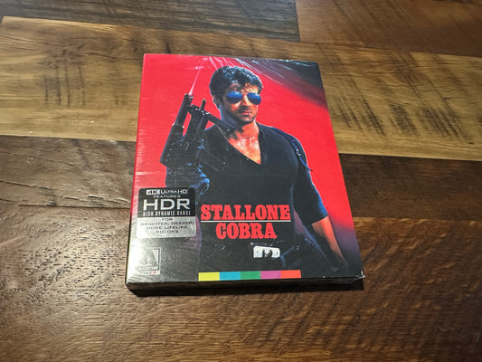 Cobra (4K Ultra HD, Arrow Video, Slipcover, Limited Edition, NEW/Sealed)