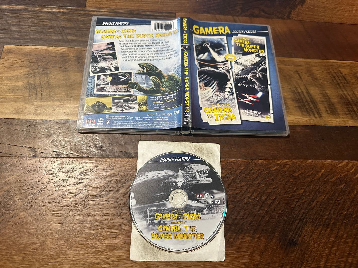 Gamera VS Zigra & Gamera The Super Monster (DVD, Shout Factory)