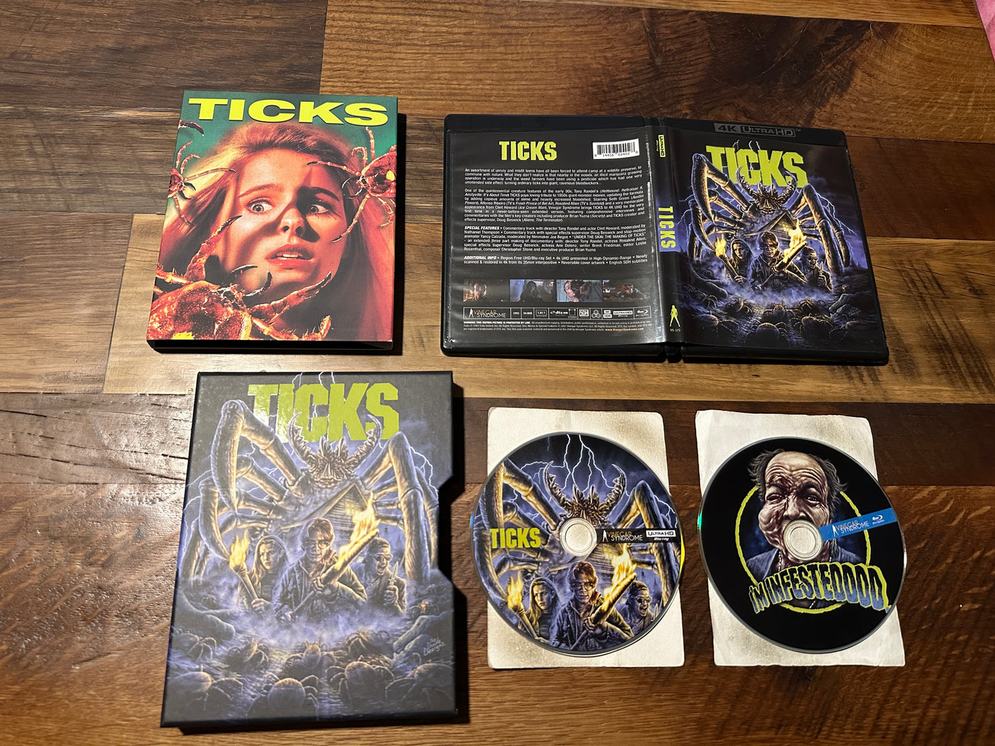 Ticks (4K Ultra HD, Vinegar Syndrome, Slipcover, 2 Disc Set, Ami Dolenz)