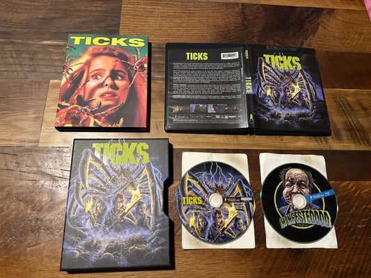 Ticks (4K Ultra HD, Vinegar Syndrome, Slipcover, 2 Disc Set, Ami Dolenz)