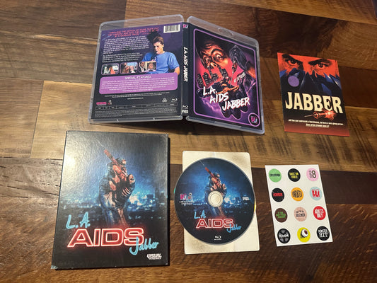 L.A. AIDS Jabber Blu ray-Visual Vengeance-Slipcover-90’s Classic-
