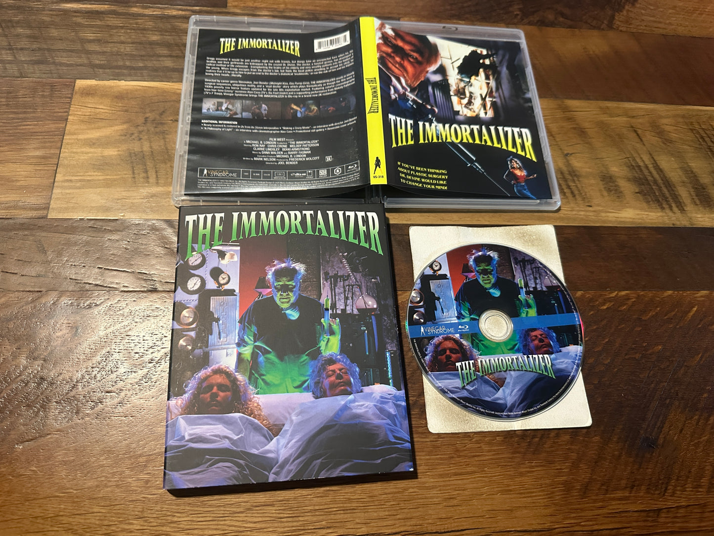 The Immortalizer (Blu ray Vinegar Syndrome, 80's Horror, OOP Slipcover)