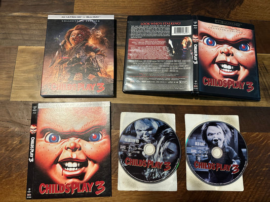Child’s Play 3 4K Ultra HD/Blu ray-X2 Slipcover-Scream Factory-Collector Ed