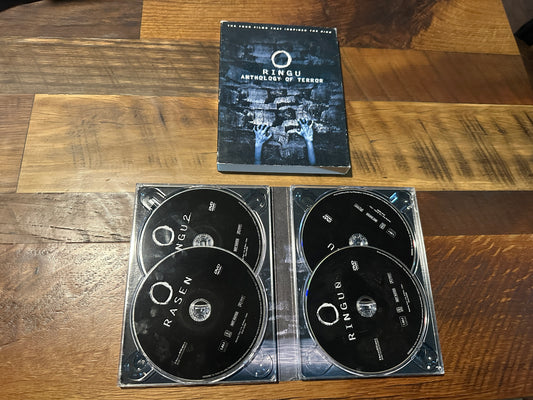 Ringu Anthology Of Terror (DVD, 4 Movie Set, Classic Horror, Dreamworks)