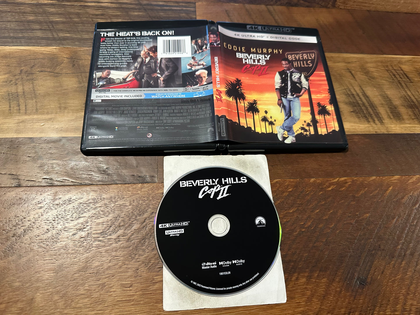 Beverly Hills Cop II 4K Ultra HD-Paramount-Eddie Murphy-No Digital