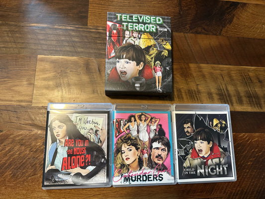 Televised Terror Volume 1 Blu ray-Vinegar Syndrome-Boxset-3 Movies-