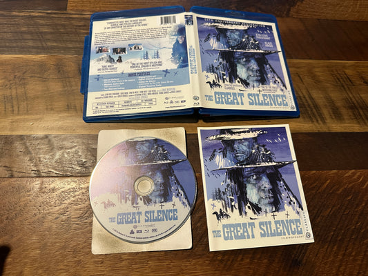 The Great Silence (Blu ray, Film Movement Classic, 50th Anniversary, Rare)