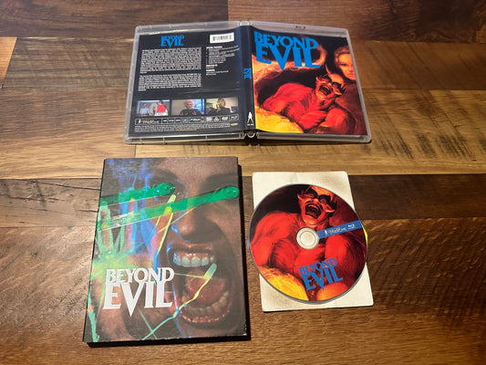 Beyond Evil Blu ray-Vinegar Syndrome-80’s Horror-Slipcover-