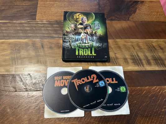 Troll Collection (Blu ray, Mediabook, 3 Disc, Region B, Koch Films)