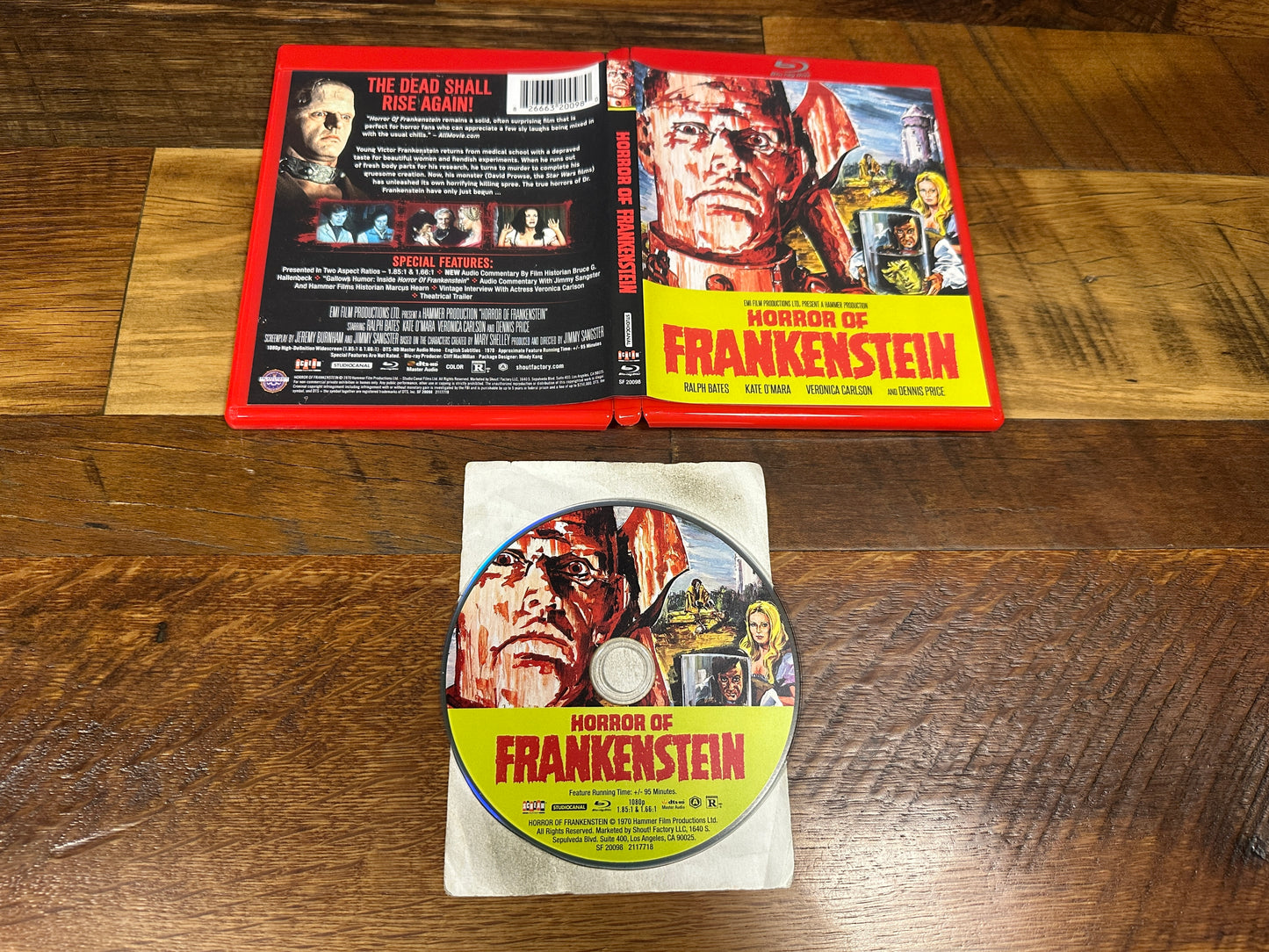 Horror Of Frankenstein (Blu ray, Scream Factory, 70’s Horror)