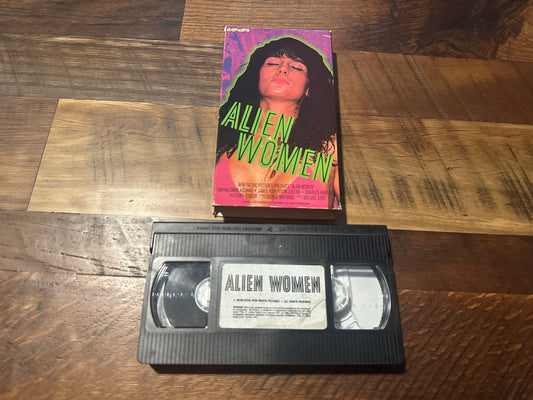 Alien Women VHS-New Pacific Pictures-Extremely Rare Cover-80’s Classic