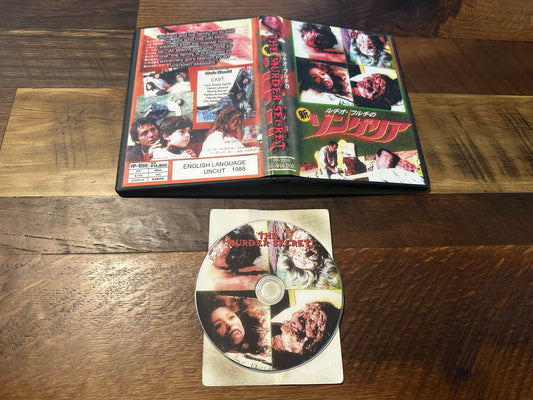 The Murder Secret DVD-R 1988 Horror-English Language-Rare Cover-Mario Bianchi