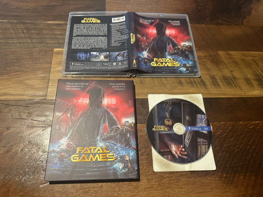 Fatal Games (Blu ray-Vinegar Syndrome, Slipcover, 80’s Horror Classic)