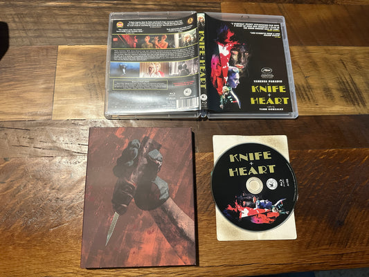 Knife + Heart Blu ray-Altered Inocenence-2018 Classic-Slipcover)