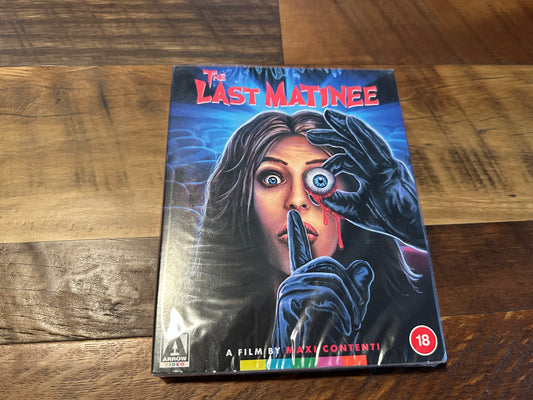 The Last Matinee Blu ray-Arrow Video-Slipcover-Limited Ed-Region B-NEW