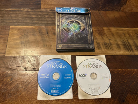 Doctor Strange (Blu ray/DVD, Steelbook, Marvel Studios, 2 Disc, No Digital)