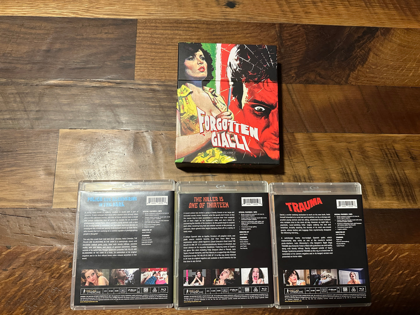 Forgotten Gialli Volume 1 (Blu ray-Vinegar Syndrome, Boxset, OOP)