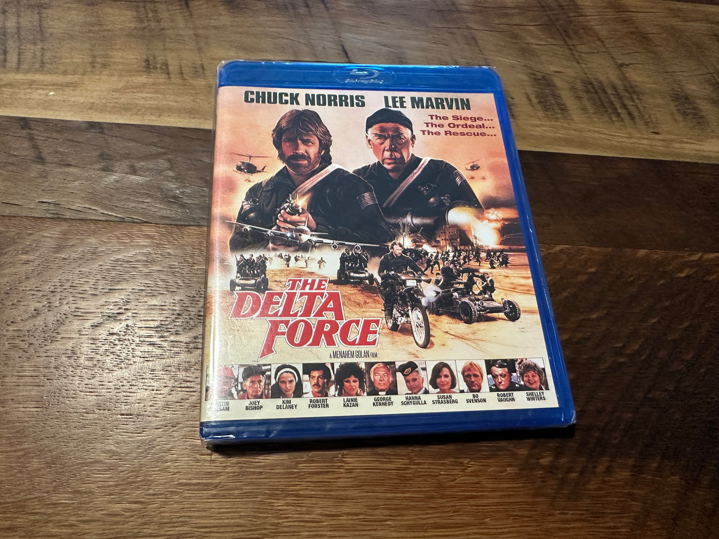 The Delta Force (Blu ray, Scorpion Releasing, 80’s Chuck Norris, NEW)