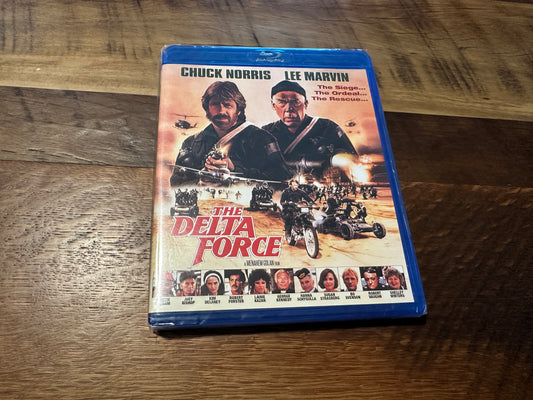 The Delta Force (Blu ray, Scorpion Releasing, 80’s Chuck Norris, NEW)