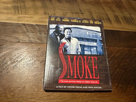 Smoke Blu ray, Kino Lorber, 90’s Classic, Rare Slipcover, NEW)
