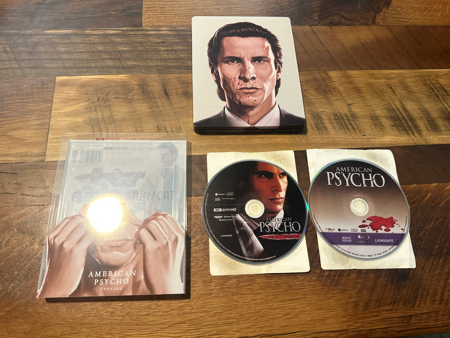 American Psycho (4K Ultra HD/Blu ray, Steelbook, Slipcover, No Digital)