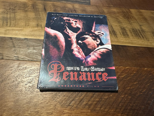 August Underground Penance Blu ray/DVD-Collector Ed-Slipcover-NEW-