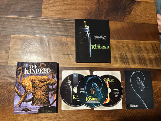 The Kindred (Blu ray/DVD/CD, Steelbook, Synapse Films, Slipcover)