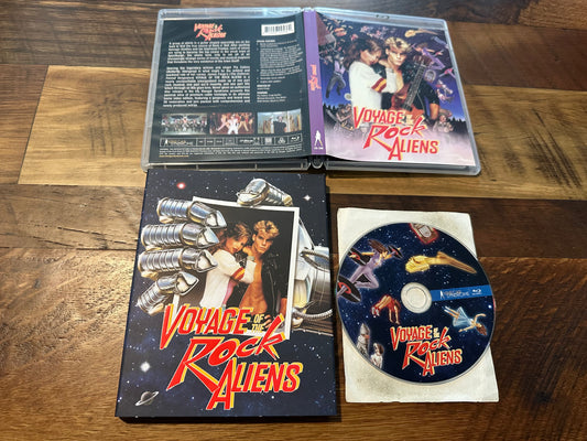 Voyage of the Rock Aliens Blu ray-Vinegar Syndrome-Slipcover-80’s Classic