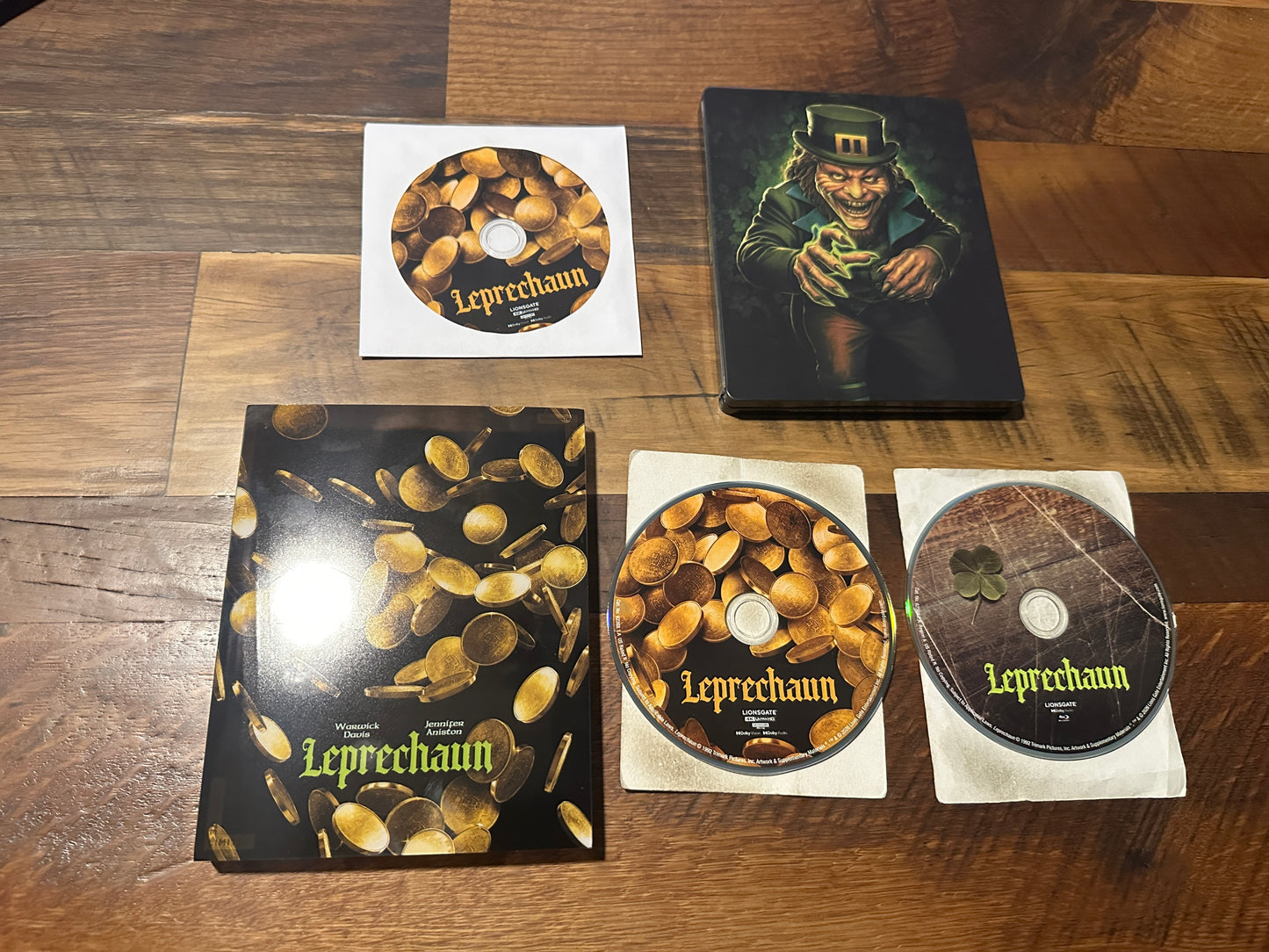Leprechaun (4K Ultra HD, Lionsgate, Slip, Steelbook Replacement Disc)