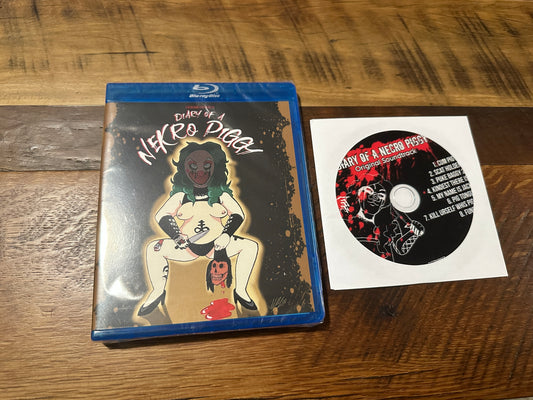 Diary Of A Necro Piggy (BD-R/CD, 2 Disc, MESSED UP, Obscure, NEW)